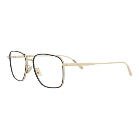Dior Mens Square/Rectangle Gold Gold Transparent Fashion Designer Eyewear - Picture 1 of 4